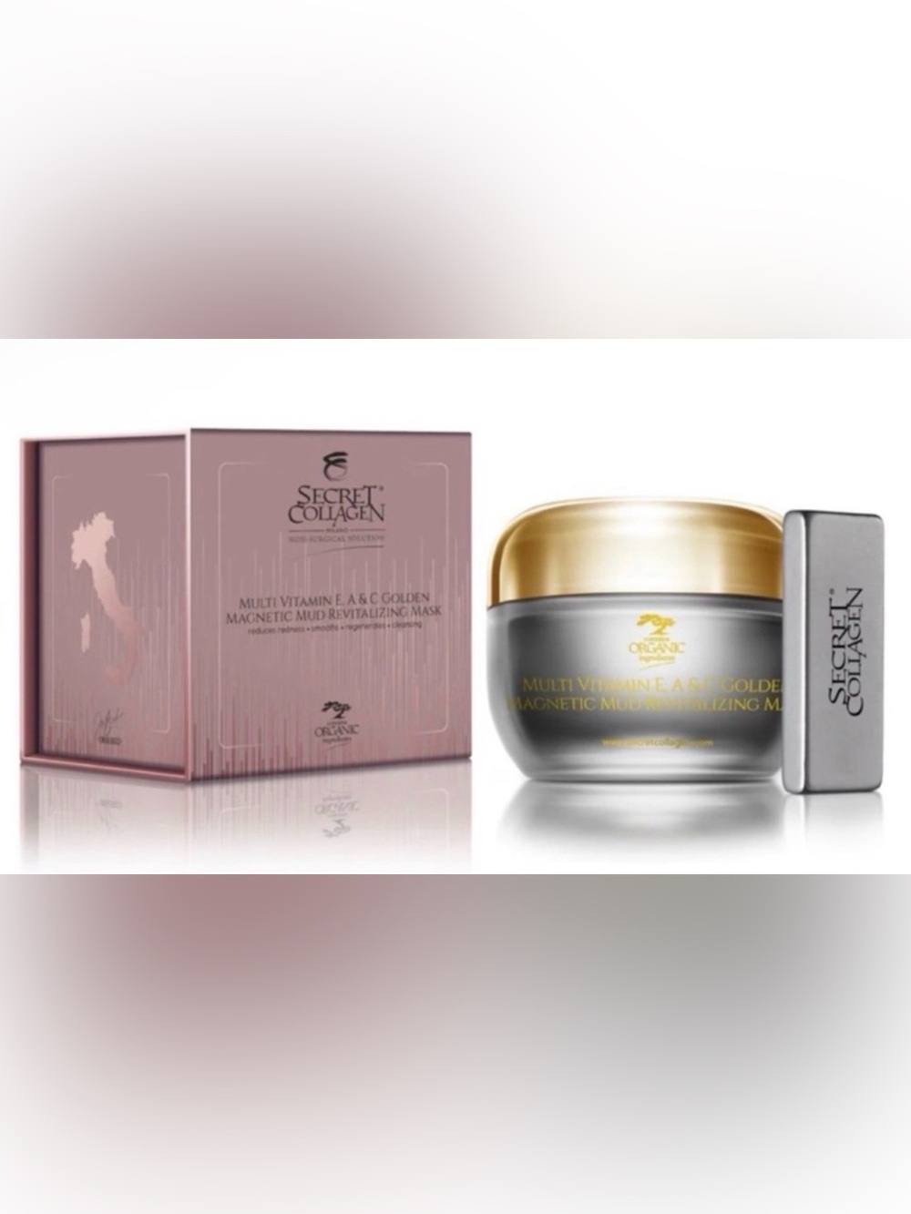 Secret Collagen Multi Vitamin Magnetic Mud Revitalizing Mask ~ Retail $569